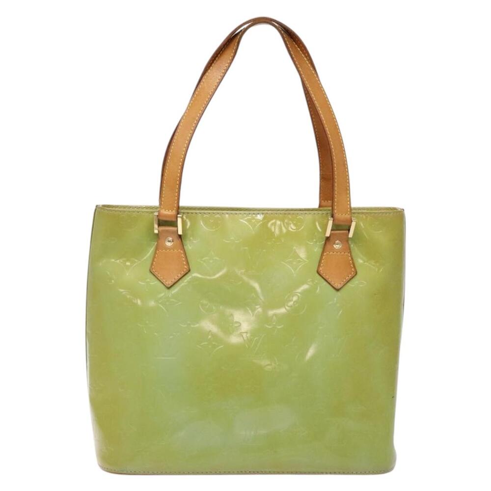 LOUIS VUITTON Monogram Vernis Houston Hand Bag Baby Blue M91005 - Picture 2 of 13